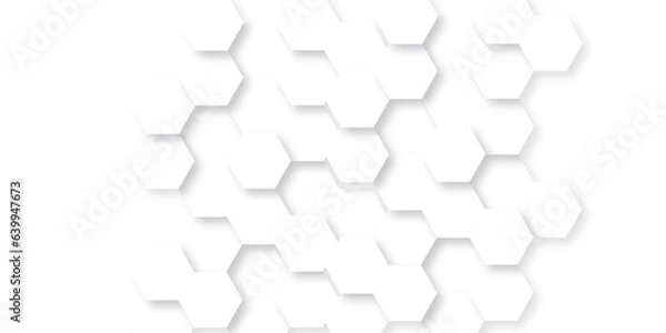 Obraz Abstract background with honeycombs seamless pattern hexagon. Abstract background with lines technology. Modern simple style hexagonal graphic concept. Background with hexagons