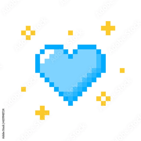 Obraz pixel heart