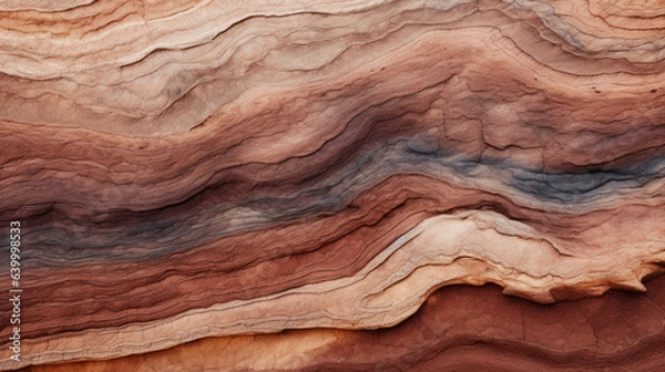 Obraz Layered Sediment flat texture