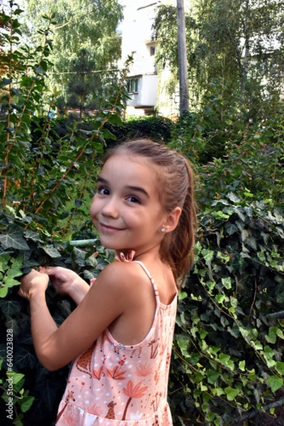 Obraz little girl in the park