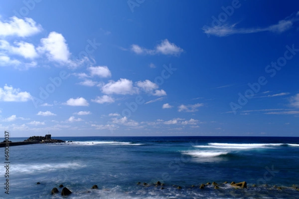 Obraz ２０２３年夏　京都府京丹後市網野町　八丁浜　青い海