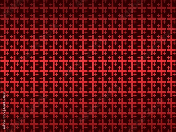 Fototapeta Gradient red and black luxury background. Abstract technology graphic banner design. Vector corporate background.