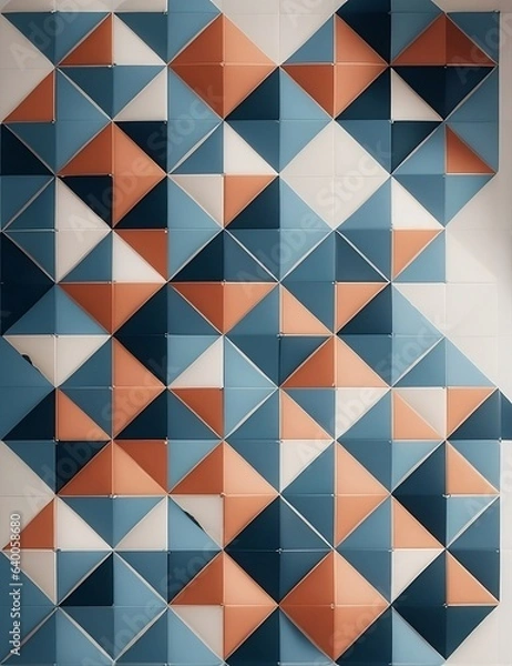 Obraz abstract geometric background