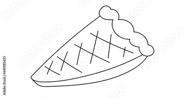 Fototapeta piece of pie