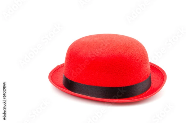 Obraz Red hat isolated white background