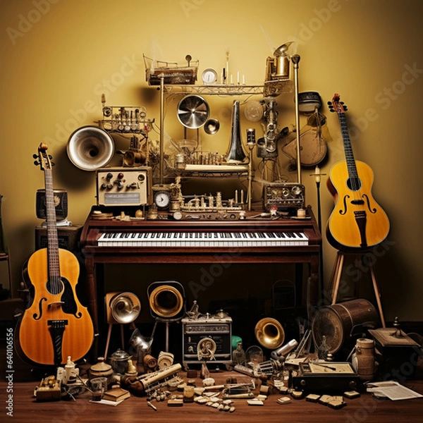 Obraz Musicians station