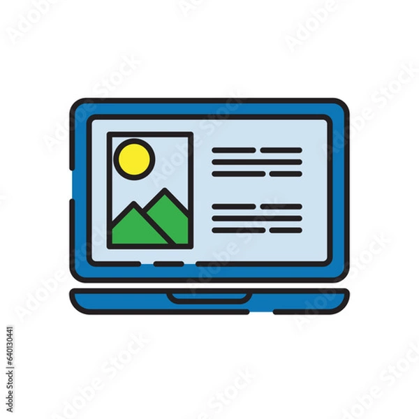 Fototapeta Presentation Icon