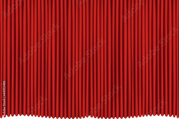 Fototapeta red drapes