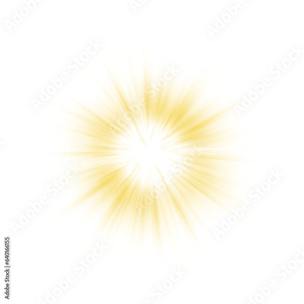 Fototapeta Overlays, overlay, light transition, effects sunlight, lens flare, light leaks. High-quality stock PNG image of sun rays light overlays yellow flare glow isolated on transparent backgrounds for design
