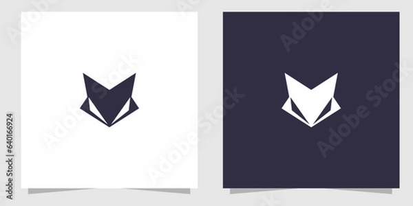 Obraz fox logo design
