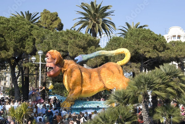 Obraz carnaval de nice,spectacles et grosses tetes