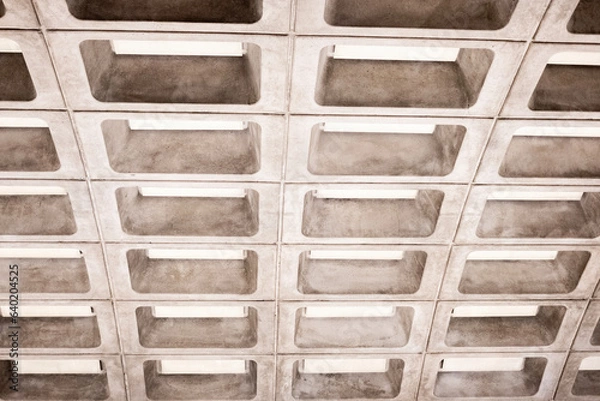 Obraz Washington DC Metro WMATA Ceiling 