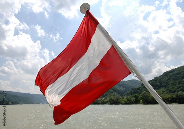 Obraz Österreichische Flagge