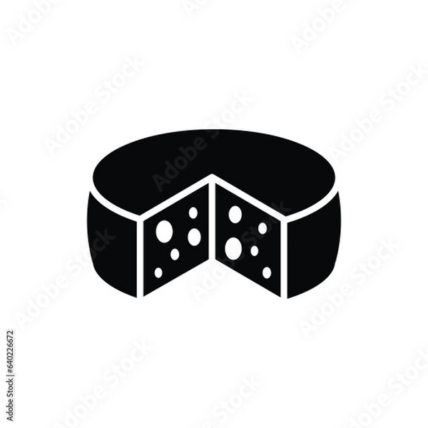 Obraz cheese icon vector design template in white background