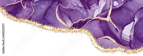 Obraz Purple .agate border purple gemstone