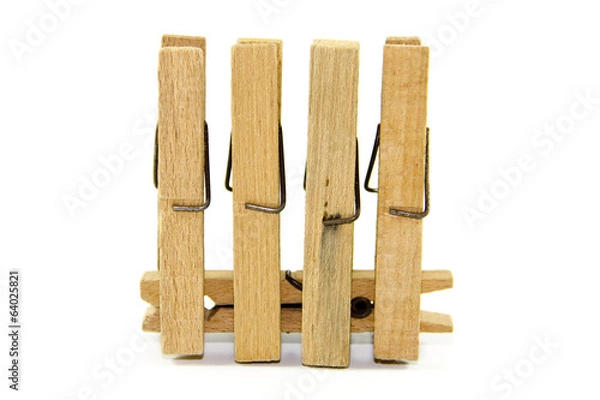 Obraz Holzwäscheklammern