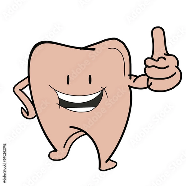 Obraz tooth with brush