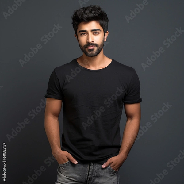 Obraz People wearing tees 