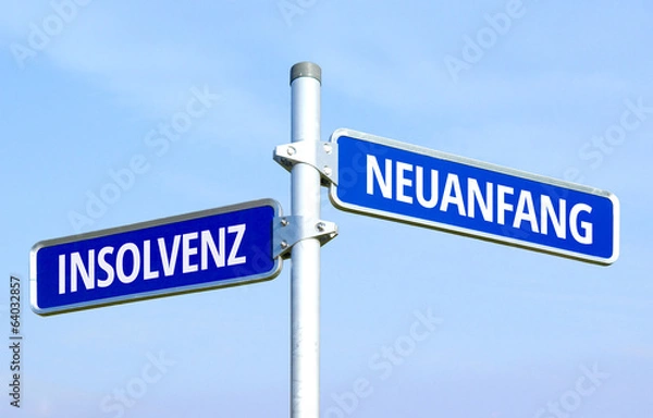 Obraz Upadłość - nowy początek