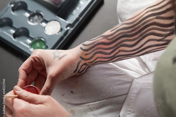 Fototapeta body paint