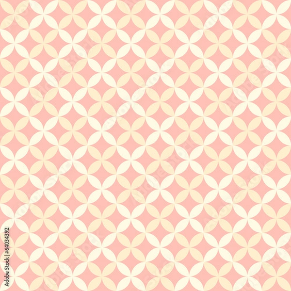 Fototapeta Pastel loving wedding vector seamless patterns (tiling).