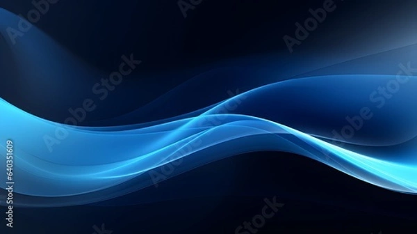Fototapeta blue curve abstract background wallpaper