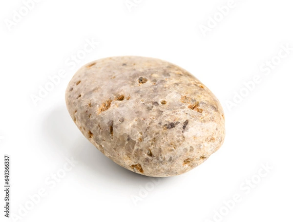 Obraz Pebble stone on white background