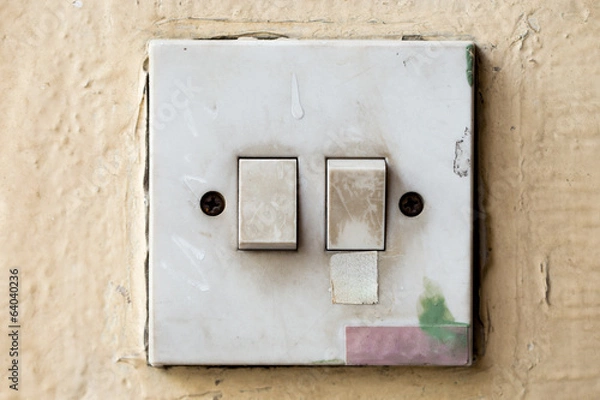 Fototapeta Light control switch