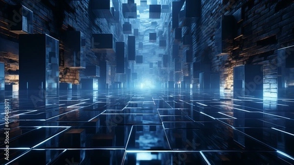 Obraz 未来の４次元空間の世界