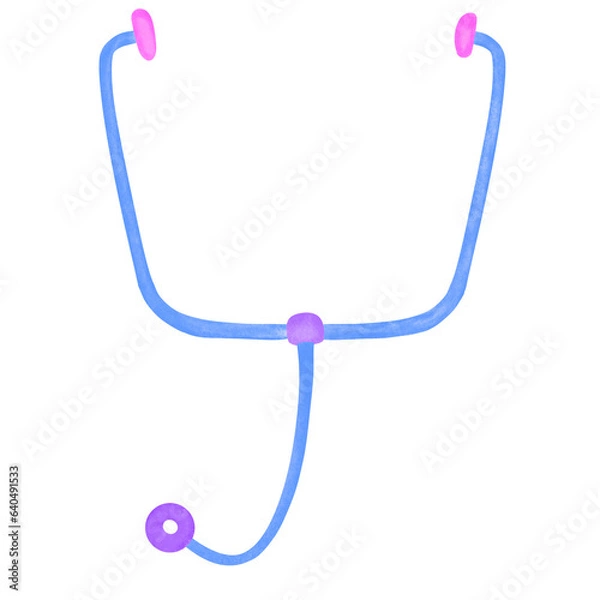 Obraz stethoscope cartoon