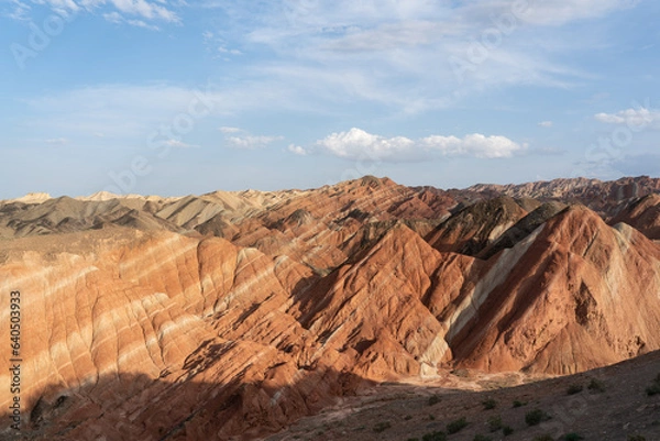 Fototapeta Colorful Danxia Scenery in Zhangye, Gansu, China
