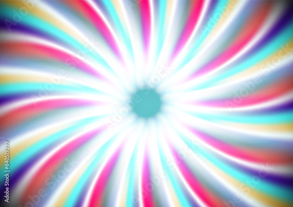 Fototapeta Colorful abstract background with swirling radial pattern background