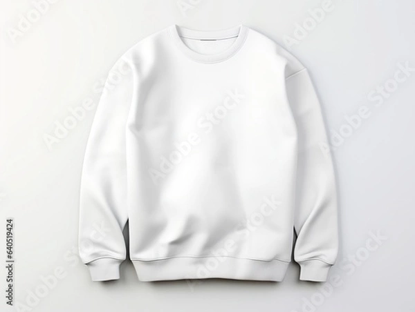 Fototapeta Sweatshirt mockup with isolated white background generative ai