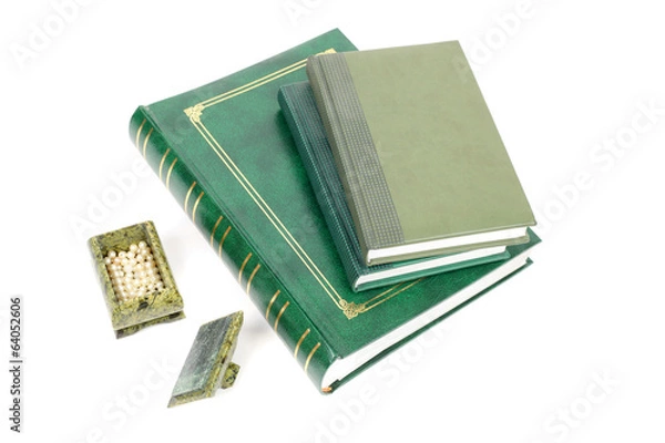 Obraz Books and casket