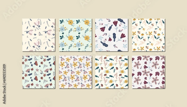 Obraz Floral Seamless Pattern 02