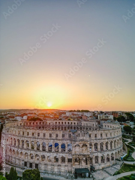 Fototapeta view of the colosseum