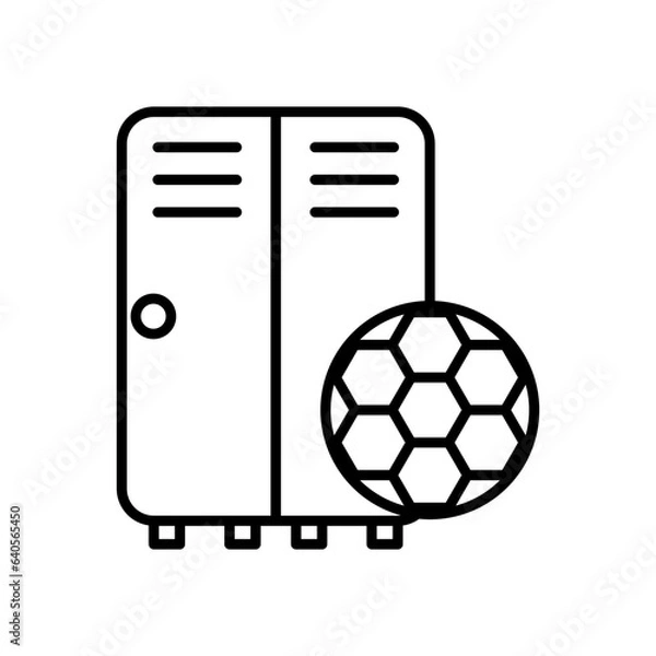 Obraz locker line icon