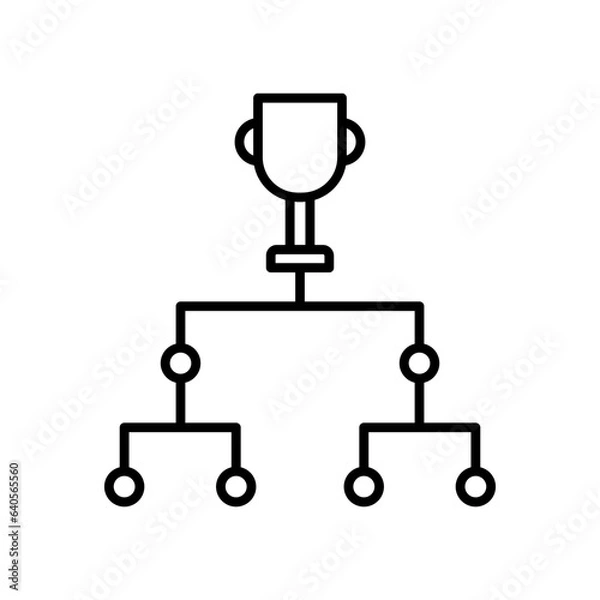 Obraz league line icon