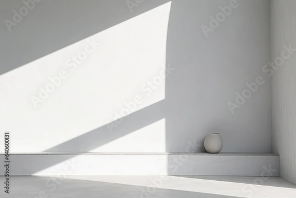 Obraz Minimalistic gray wall