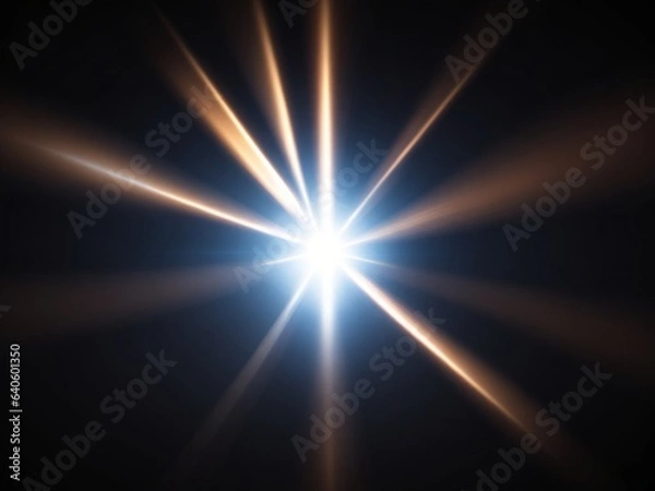 Fototapeta Red And White colorful glowing light pattern in background AI Generated