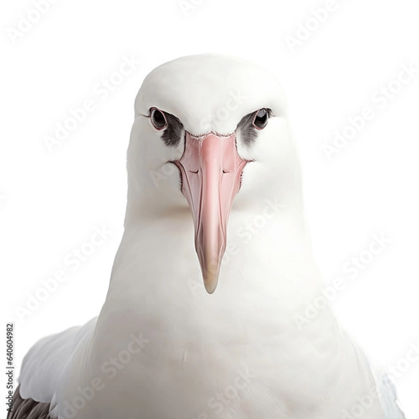 Fototapeta Albatross, transparent background, generative Ai