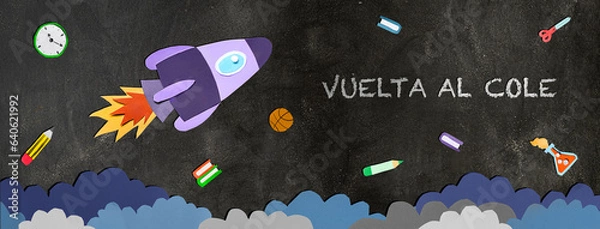 Fototapeta Back to school