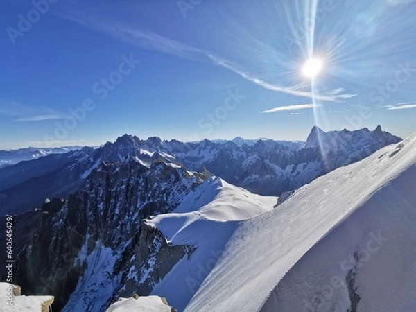 Obraz snow covered mountains
