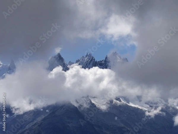 Obraz snow covered mountains