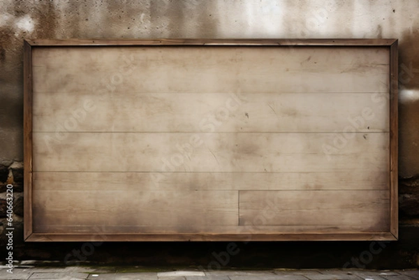 Obraz Blank billboard on the wall
