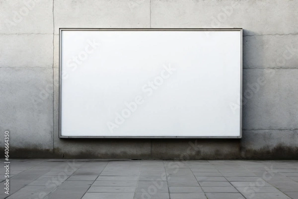Obraz Blank billboard on the wall