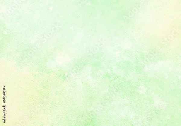 Obraz シンプルで綺麗な水彩テクスチャー黄緑
