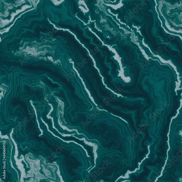 Fototapeta green malachite surface background generated ai