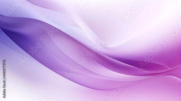 Fototapeta purple white background, waves, for desktop, screensaver, ai generated