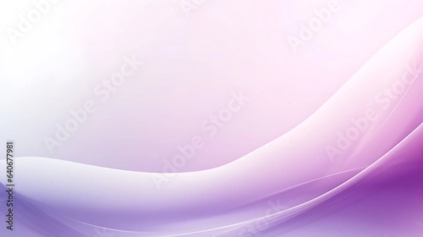 Obraz purple white background, waves, for desktop, screensaver, ai generated